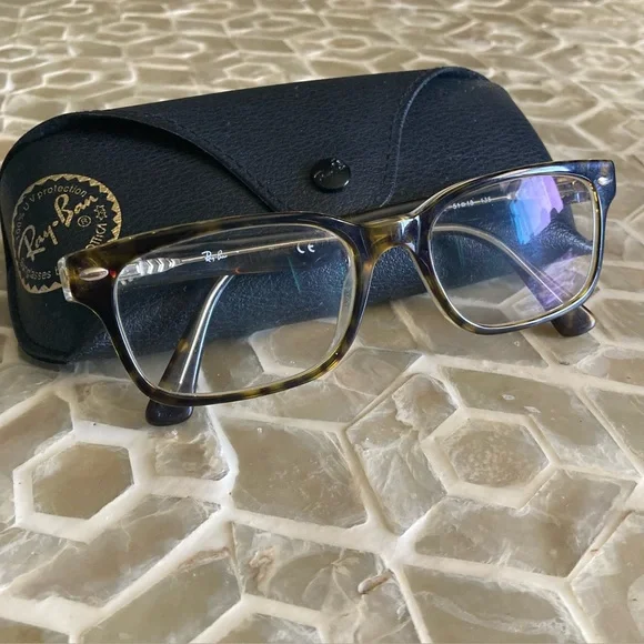 Ray Ban RB5286 eyeglasses in light tortoise - Picture 8 of 9